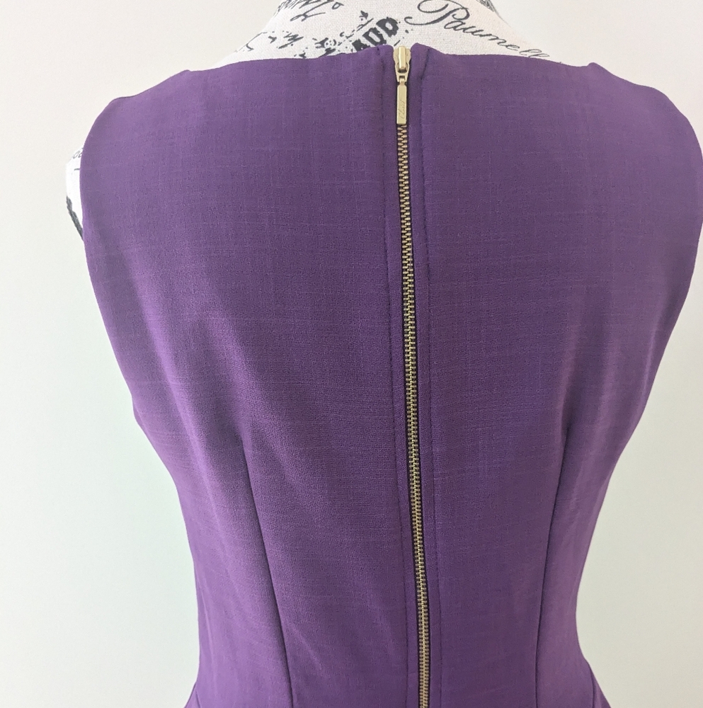 Chic Purple Midi Dress - Picture 4 of 4